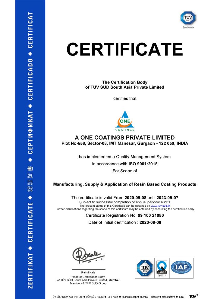 A One Coatings flooring project